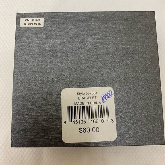 🦚2/$40 Gratitude & Grace SS Expandable Bracelet GRANDMA Genuine Stone NIB - Picture 5 of 5